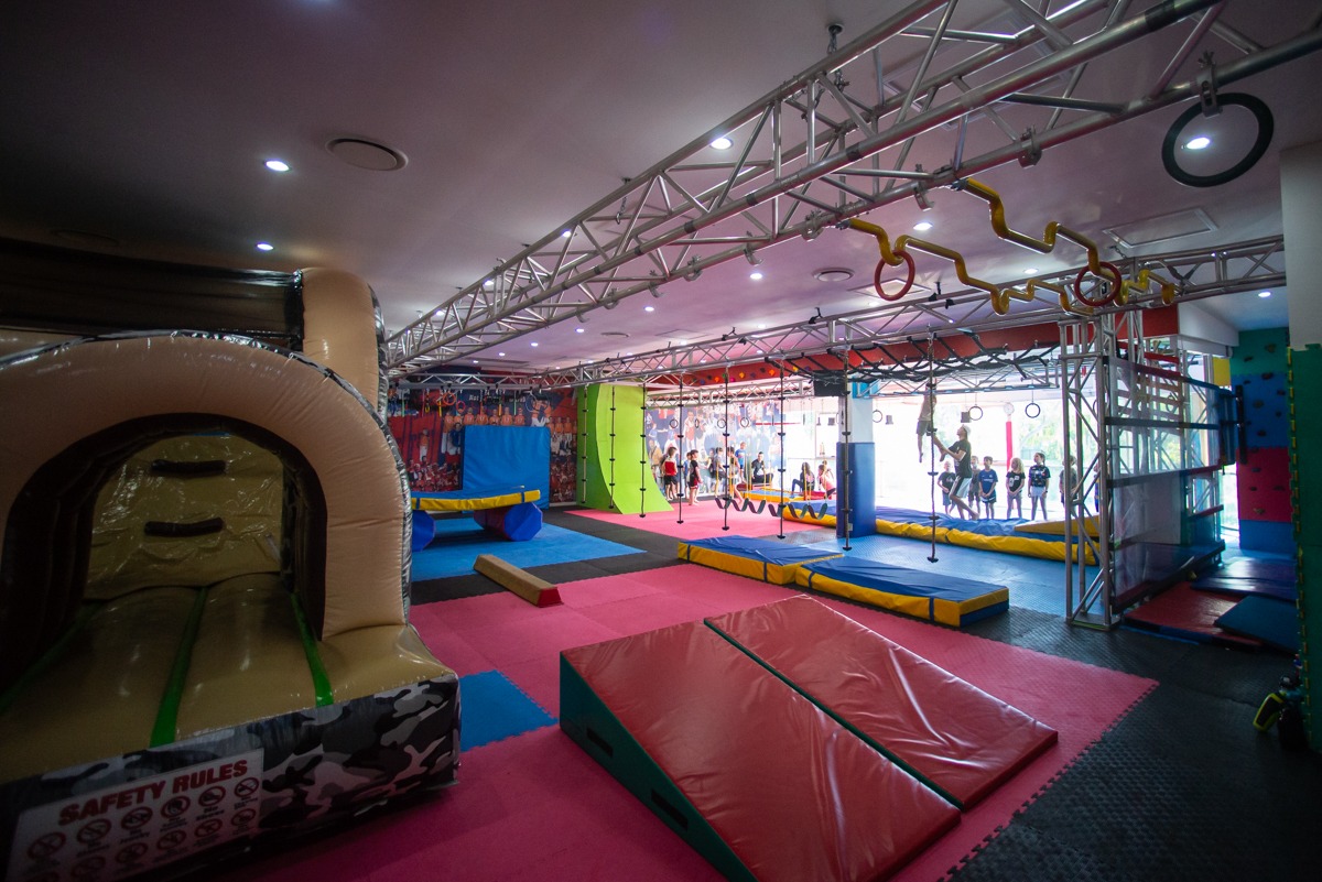 Full ninja warrior course overview